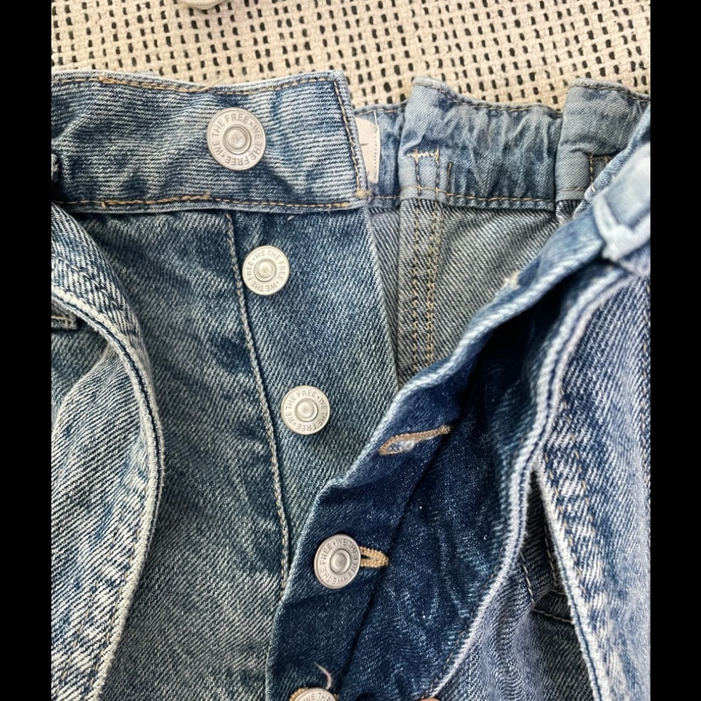 NWT Free People East of Eden Mini Denim Skirt - Picture 13 of 14